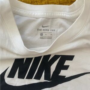 Nike White and Black Tee